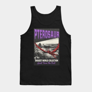 Pterosaur Retro Art - The Biggest World Collection / Giant From The Past Tank Top